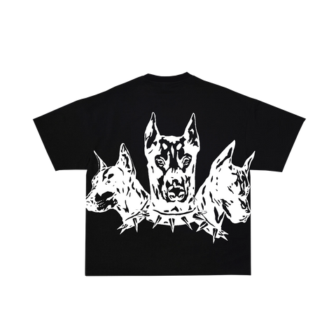 4 ALL DA DOGS T-SHIRT [BLACK]