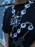 Rhinestone Rosary Tee - Lost Desires [BLK]