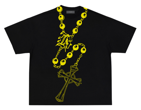 Rhinestone Rosary Tee - Lost Desires [YEL]