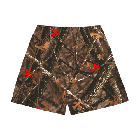 Red Forest Camo Shorts