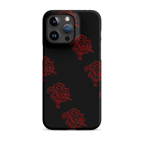 BuiltBy - All Over Print iPhone Case [RED]